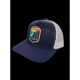 thumbnail image 5 of Acadia Trucker Hat with National Park Woven Patch (Navy/White), 5 of 7
