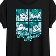 thumbnail image 3 of Disney - Plaid Minnie Mouse - Women's Oversized T-Shirt, 3 of 5