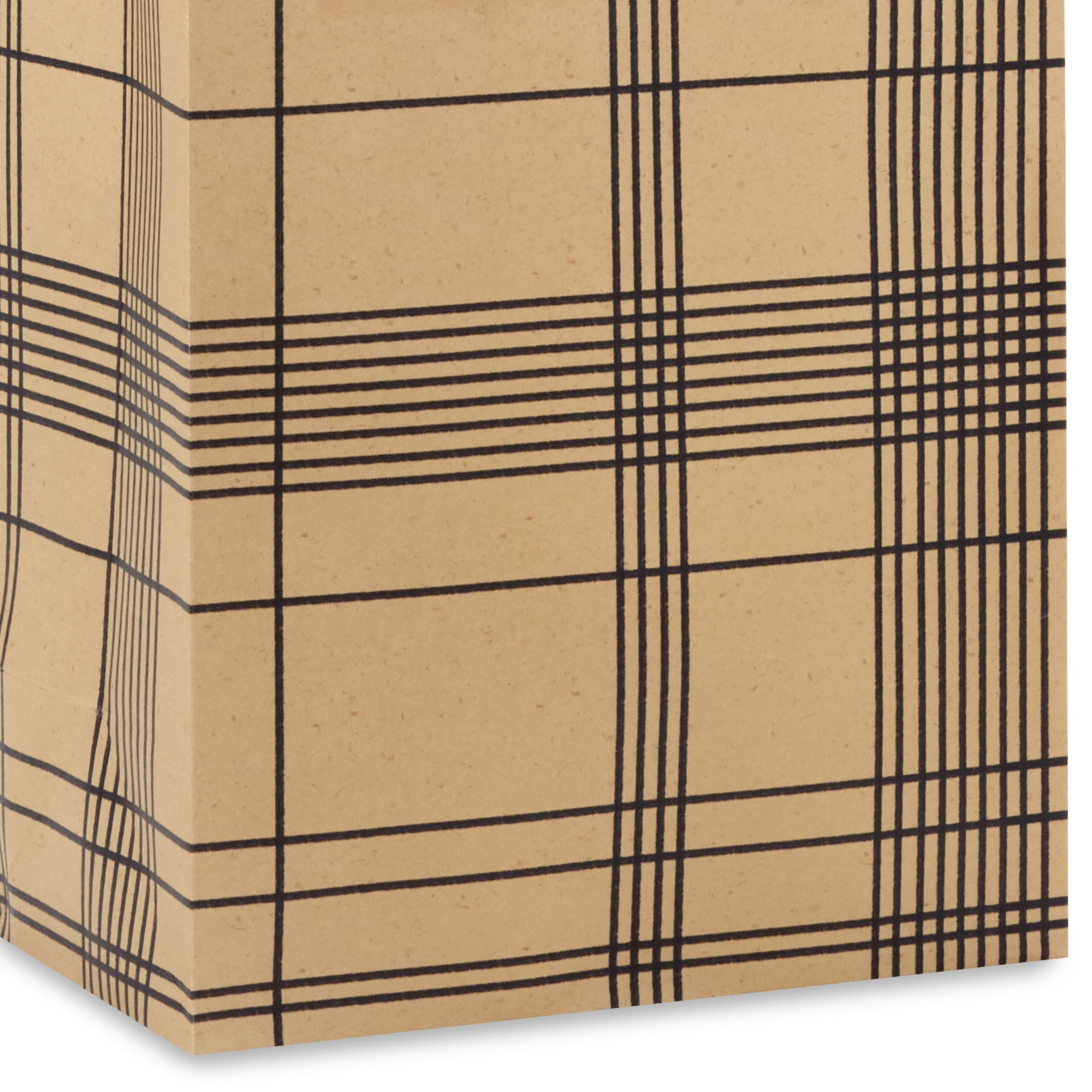 Paquet de 5 petits sacs-cadeaux, 7,8 po (Motifs neutres des fêtes) Sacs des fêtes en papier kraft