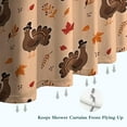 thumbnail image 6 of Happy Thanksgiving Day Shower Curtain 36"x72" ,Bathroom Decorative Shower Curtains Set with 12 Hooks,Modern Waterproof Washable Shower Curtain, 6 of 6