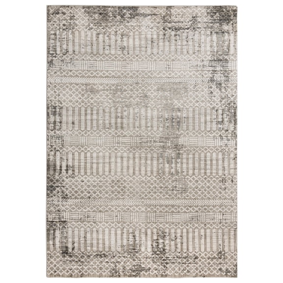 Rizzy Rugs Calabria Area Rug CLA795 Traditional Ivory, 5' 3" x 7' 6", Natural