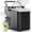 Black-PP, variant on TINKLE WELL Ice Maker Machine, Countertop Portable Ice Maker with Handle, 26 lbs/Day Bullet Ice Cubes, Self-Cleaning Ice Machine with Basket and Scoop for Home, Party, RV, Camping, Black