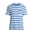 thumbnail image 5 of Free Assembly Men's Short Sleeve Striped Pocket T-Shirt, 5 of 5