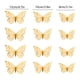 thumbnail image 3 of Pegatinas de Pared de Mariposas: 12 Piezas de Mariposas Doradas Decorativas, Ideales para Cumpleaños y Fiestas. Pegatinas Extraíbles., 3 of 7
