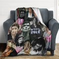 thumbnail image 4 of Cillian Murphy Blanket Cool #7 Throw Blankets Ultra Soft Flannel Lightweight Throws for Couch, Bed, All Seasons Use 30"*40"（76 * 100cm）, 4 of 6