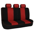 thumbnail image 4 of FH Group Edgy Piping Padded Car Seat Covers Fit For Car Truck SUV Van - Full Set, 4 of 6