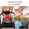 thumbnail image 3 of CNKOO Sciatica Massager Deep Tissue for Butt and Lower Back  14 Trigger Points & Myofascial Release Piriformis Syndrome Relief Glute Hip Pain SI Joint Pelvic Quadratus Lumborum, 3 of 5