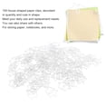 thumbnail image 3 of 100Pcs House Shaped Paper Clips, Metal Real Estate Agent Supplies Fun Paperclips Funny Cute Paperclips Bookmarks Planner Clips for Agent Home Office Classroom Desk, 3 of 7