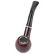 thumbnail image 3 of Pipa de tabaco, pipa de resina que imita el grano de mármol rojo Pipa para fumar Experiencia incomparable, 3 of 9