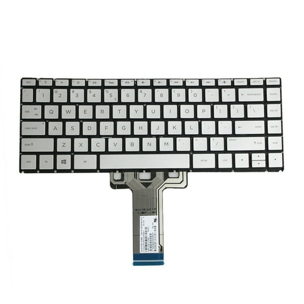 Silver Backlit Keyboard For Hp Pavilion X360 14 Ba 14t Ba Laptops To Usa Walmart Com Walmart Com