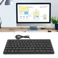 thumbnail image 1 of 78 Keys Keyboard, Ultra Slim Language Keyboard, Language USB Wired Compact Keyboard PC Computer Laptop USB Wired Keyboard, 1 of 7