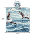 thumbnail image 2 of Seagull Canvas Beach Blanket for Picnics and Outdoor Adventures - Durable, Park, or Camping Trip, 2 of 6