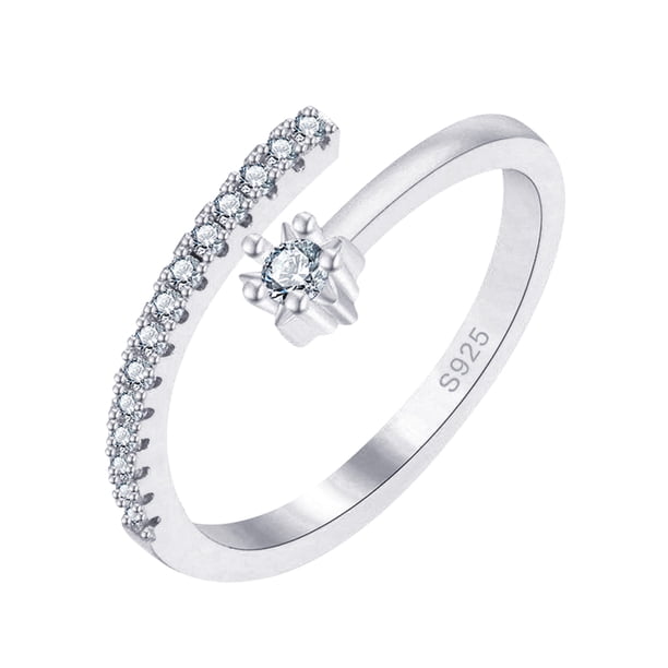 Accesorios de joyería Anillo Para Micro-set Circón Enviar Novia Anillo Abierto Regalos Anillos