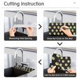 thumbnail image 5 of Yayeee Faucet Mat for Kitchen Sink 14.7" Diatomite Long Splash Guard Pad, Black Volleyball Pattern, 5 of 7