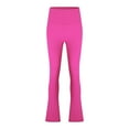 thumbnail image 4 of Pantalones deportivos de yoga: leggings acampanados de cintura alta, nailon y spandex, ropa deportiva elegante, cómodos y elásticos., 4 of 5