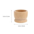 thumbnail image 5 of IFANLANDOR 12Pcs Beige Wooden Egg Cup for and DIY Decoration 4.7x4.7x1.2in, 5 of 8