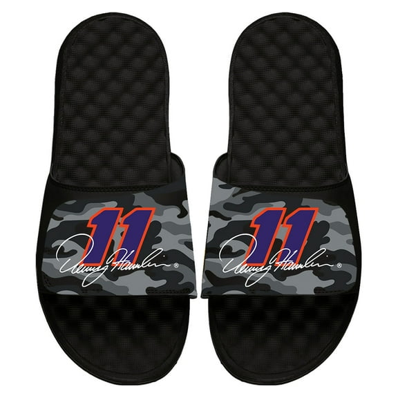 ISlide Denny Hamlin NASCAR Camo Slide Sandals