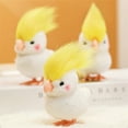 thumbnail image 6 of HJJLRH Lifelike Cockatiel Parrot Bird Plush Stuffed Animal Toy, Bird Cute Animal Model, Children's Fun Plush Toys, 6 of 9