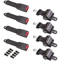 waltyotur 4 Sets Retractable Golf Cart Seat Belts Lap For EZGO/Yamaha/Club Car