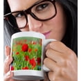 thumbnail image 2 of 3drose, Poppy Flowers, Usedomer Schweiz, Usedom Island. Germany, 15oz Mug, 2 of 6