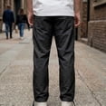 thumbnail image 5 of Men's Lightweight Track Pants with Side Zipper Mesh Vents Loose Fit Open Bottom Athletic Pants Drawstring for Running Workout, Black, S, 5 of 9