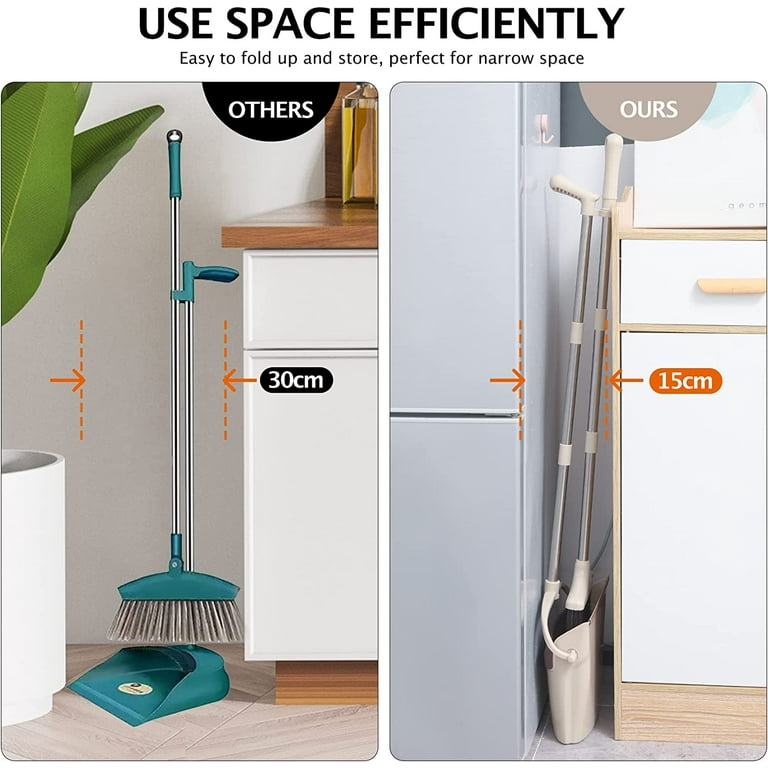 Datura & Platycerium ハットとポーチセット Amazon.com: EZKEY Broom and Dustpan Set for Home, 51-in Long