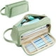 thumbnail image 1 of Estuche para lápices Laklulu, estuche para lápices de gran capacidad con 2 compartimentos, estuche para lápices unisex, bolsa para lápices, estuche para lápices, útiles escolares, estuche para, 1 of 5