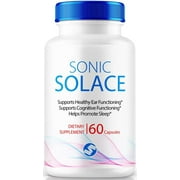Sonic Solace - Advanced Ear Support, Natural Formula to Promote Inner Ear Health, Tinnitus Supplement for Ringing, Official Auditory Pills, SonicSolace Reviews (60 Capsules)
