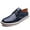Blue, variant on LASUDRAA Men's Casual Oxford Shoes Flat Fashion Sneakers mens Formal Derby Shoes