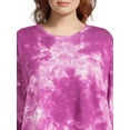 thumbnail image 4 of Terra & Sky Women's Plus High-Low French Terrycloth Sweatshirt, 4 of 5