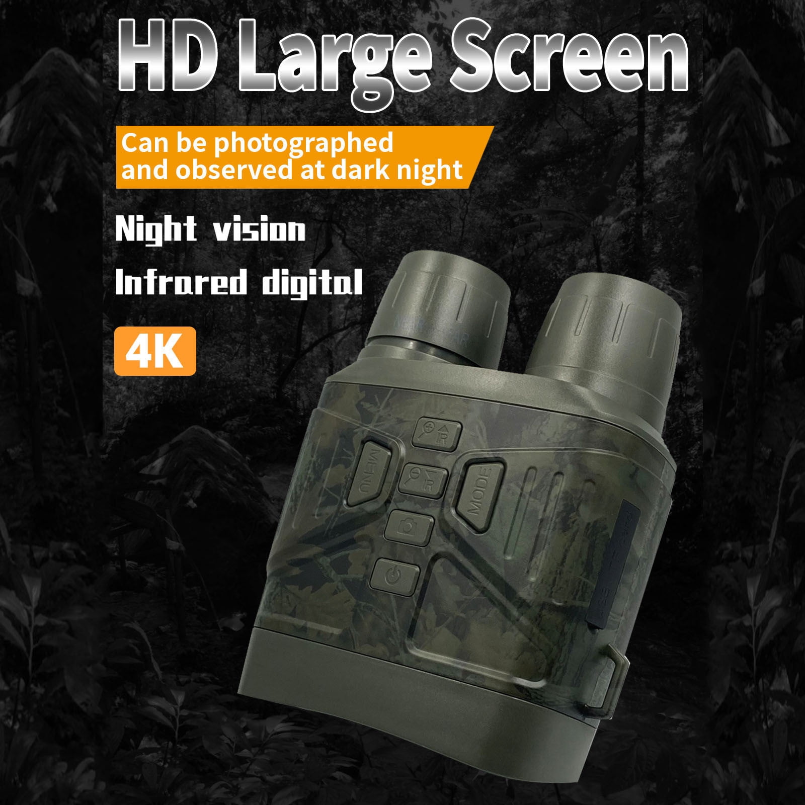 Ultras HD 4K Night Vision 36MP Night Infrared Detection Screen Binoculars Outdoor Night Vision Send 32GB Memory Card Gifts For Womem/Men s Of The Day