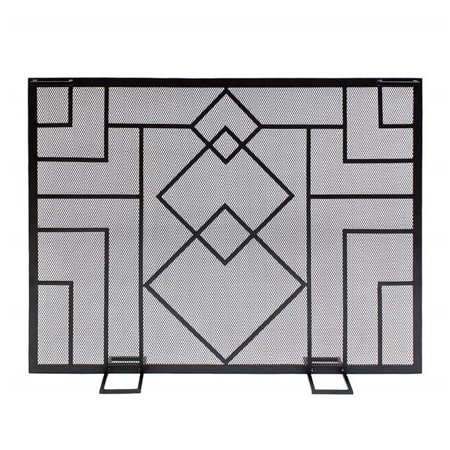 

44 x 33 in. Wright Design Fireplace Screen