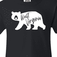 thumbnail image 4 of Inktastic West Virginia White Bear Silhouette Youth T-Shirt, 4 of 5