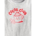 thumbnail image 2 of Wonder Nation Baby & Toddler Girls Tee with Long Sleeves, Sizes 0M-5T, 2 of 3