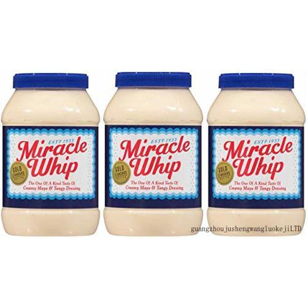 Miracle Whip Original Dressing, 30 Fl Oz Jar (3 Jars)