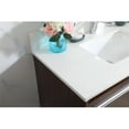 thumbnail image 4 of 36 inch single bathroom vanity in walnut with backsplash, 4 of 8