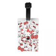 thumbnail image 1 of Custom Hello Kitty Sanrio Luggage Tag Custom Baggage Tags Privacy Cover Name ID Card, 1 of 1