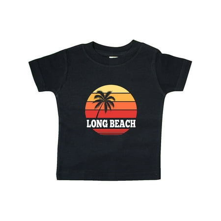 

Inktastic Long Beach California Retro Sunset Gift Baby Boy or Baby Girl T-Shirt