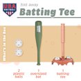 thumbnail image 2 of Franklin Sports USA Softball Kids Batting Tee Set - Jumbo Plastic Softball Bat, Ball + Tee - Adjustable + Portable Tee for Youth + Toddlers - Fold Away Tee, 2 of 14