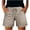 Khaki, variant on Womens Shorts 2026 Comfy Summer Drawstring High Waist Cotton Shorts with Pockets for Women Trendy by Yigetop Beige L