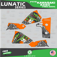 thumbnail image 2 of Kalair GFX Graphics Kit for Kawasaki KX60 (1984-2004) Lunatic Series, 2 of 5