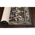 thumbnail image 4 of Maples Rugs Florence Traditional Swirl Brown Washable Entryway Area Rug, 2'6 x 3'10, 4 of 7