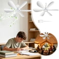 thumbnail image 2 of ZZHZGZ Clearance Sale Ceiling Fan for Cruise Portable Ceiling Fan Usb Powered Ceiling Fan with Remote Control 6 Hanging Fan for Camping Bed Rv Tent Room (Usb), 2 of 6