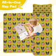 thumbnail image 4 of Yellow Boston Terrier and Flower Toddler Nap Mats for Kids Preschool,Sleeping Mat Bag or Kids,Toddler Sleeping Bag,Toddler Nap Mat or Daycare, 4 of 6