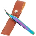 thumbnail image 1 of ACTROL Eyelash Extension Dolphin Tweezers Set 1 PCS for Volume Lashes Stainless Steel Professional Precision Tweezers Straight and Tip Tweezers(1pcs-b, Rainbow), 1 of 5