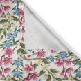 thumbnail image 5 of Ambesonne Flower Grommet Curtain, Shabby Plant Leaves Buds, 50" x 72", Pink and Blue, 5 of 6