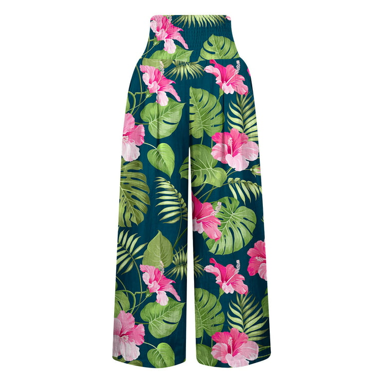 Lucky Brand Hawaiian Print Pants Women's Size 8/29 20” inseam