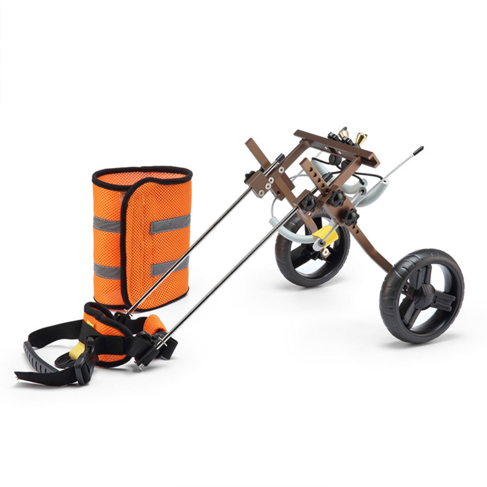Buy TONKBEEY Disabled Dog Scooter Wheelchair with Handle for Small Dogs