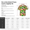 thumbnail image 6 of Lsque Vegetable pattern Hawaiian Shirt for Men, Unisex Summer Beach Casual Short Sleeve Button Down Shirts-X-Large, 6 of 9