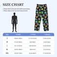 thumbnail image 2 of Salouo Geometric Dinosaur Print Pajama Pants for Men, Lounge Pants Elastic Waistband Casual Men's sleepwear Loungewear Sleep Pajama Pant -Medium, 2 of 7